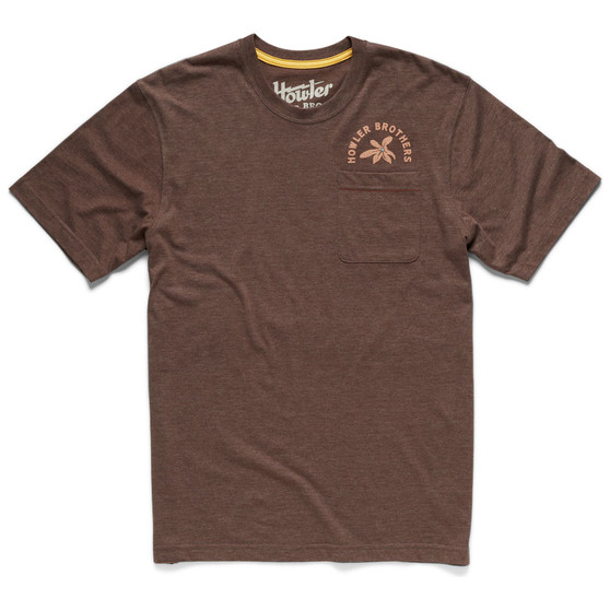 Howler Brothers Lazy Gators Select Pocket SS T Shirt Lazy Gators Espresso Image 1