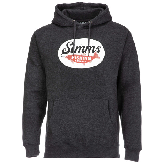 Simms Trout Wander Hoody Charcoal Heather Image 1