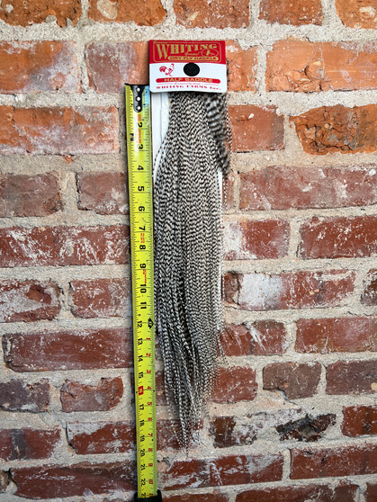 Whiting Farms Silver 1/2 Saddle - Grizzly