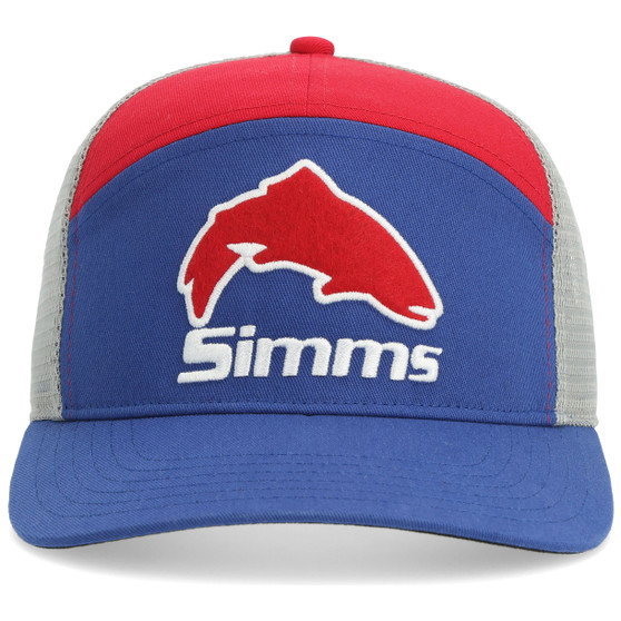 Simms 7 Panel Trucker Navy Image 1