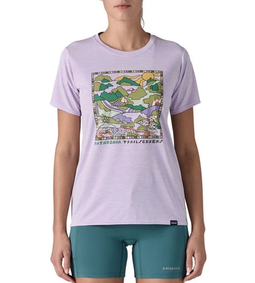 Women's Cap Cool Daily SS Shirt Trailseekers Foxglove Purple