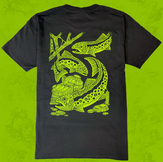 Crooked Creek Neon Brookie T-Shirt