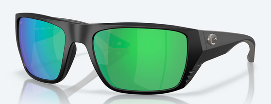Finlet Matte Black W/ Green Mirror 580P