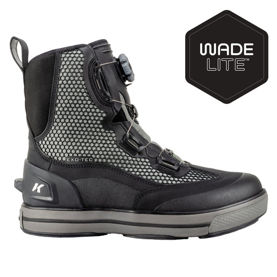 Chrome Lite Boot w/ Fixed Kling-On Rock Soles, Black