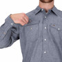 Simms No Tellum LS Shirt Admiral Blue Chambray Image 6