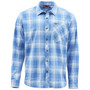 Simms Outpost Ls Shirt Pacific Plaid Image 1