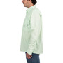 Simms Double Haul LS Shirt Light Green Texture Wave Print Image 4