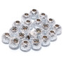 Hareline Gritty Tungsten Beads Silver Grit Image 1