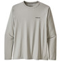 Patagonia Cap Cool Daily Fish Graphic LS Shirt Sketched Fitz Roy Trout Tailored Grey Image 2