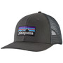 Patagonia P 6 Logo Trucker Hat Forge Grey Image 1