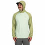 Simms Bugstopper Solarflex Hoody Light Green Sage Heather Image 5