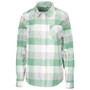 Simms Womens Sunset LS Flannel Seafoam Buffalo Plaid Image 1