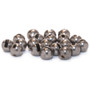 Hanak Round Plus Slotted Tungsten Beads Black Nickel Image 1