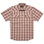 Howler Brothers H Bar B Snapshirt SS Shirt Neches Plaid Red Clay Image 1