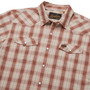 Howler Brothers H Bar B Snapshirt SS Shirt Neches Plaid Red Clay Image 4