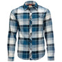 Simms Dockwear Cotton Flannel LS Shirt Atlantis Celadon Plaid Image 1