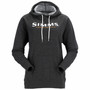 Simms Womens Logo Hoody Charcoal Heather Image 1