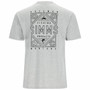 Simms Linework T Shirt SS Grey Heather Image 1