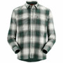Simms Guide Flannel LS Shirt Forest White Dimensional Buffalo Image 1