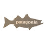 Patagonia Logo Smallmouth Sticker Gray Image 1