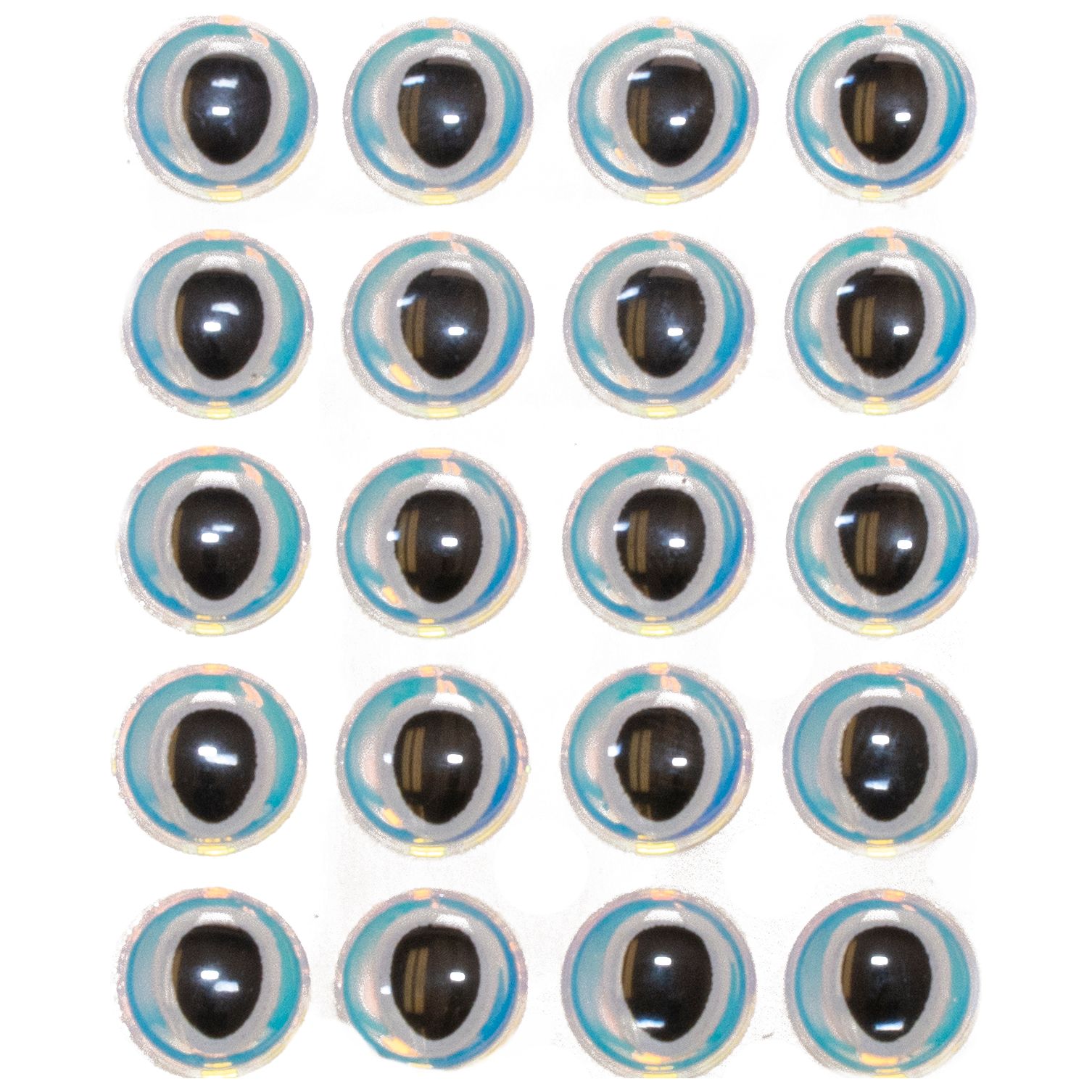 Hareline 1/4 3D Holographic Eyes - Super Pearl