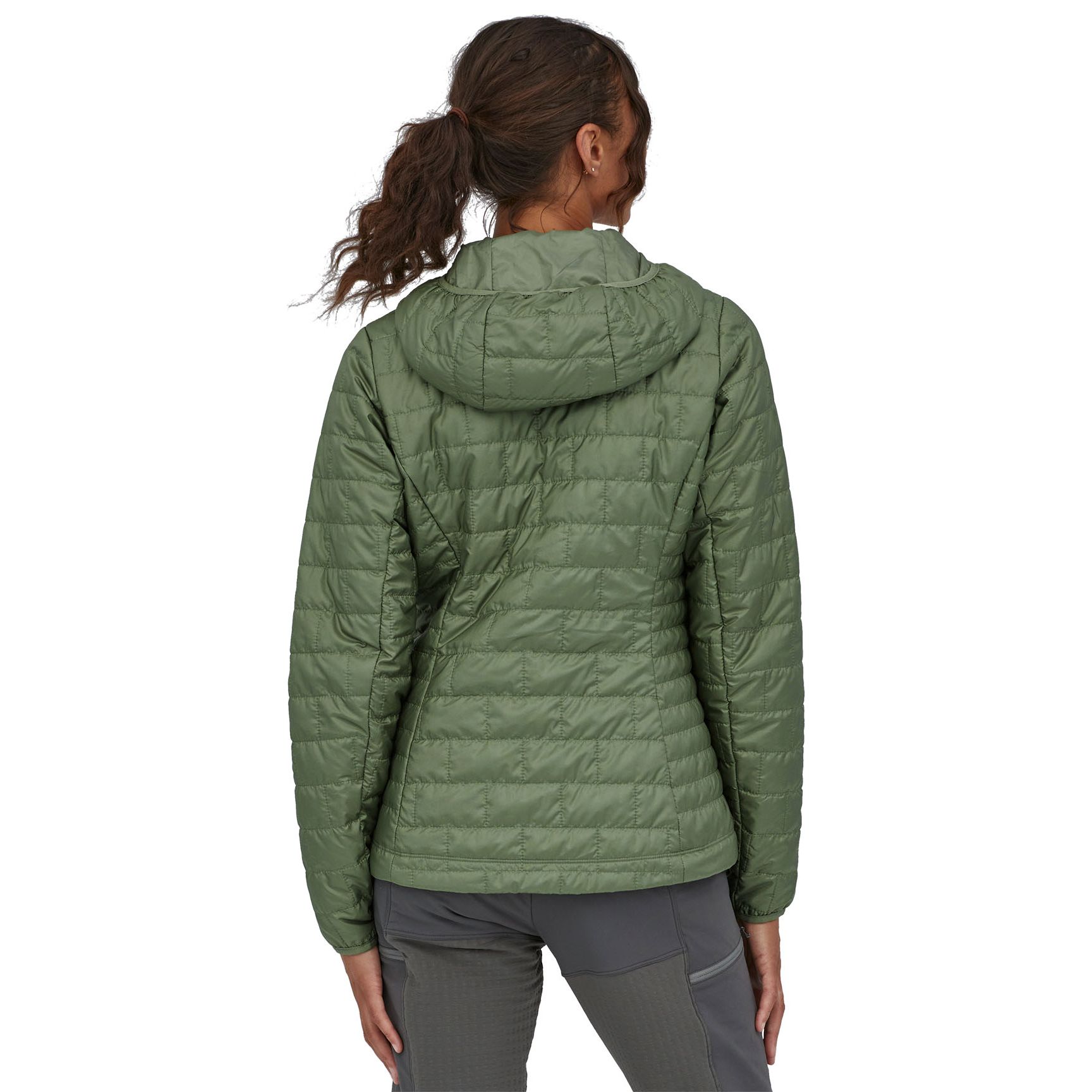 Patagonia Women's Nano Puff Fitz Roy Trout Hoody - Hunter Banks