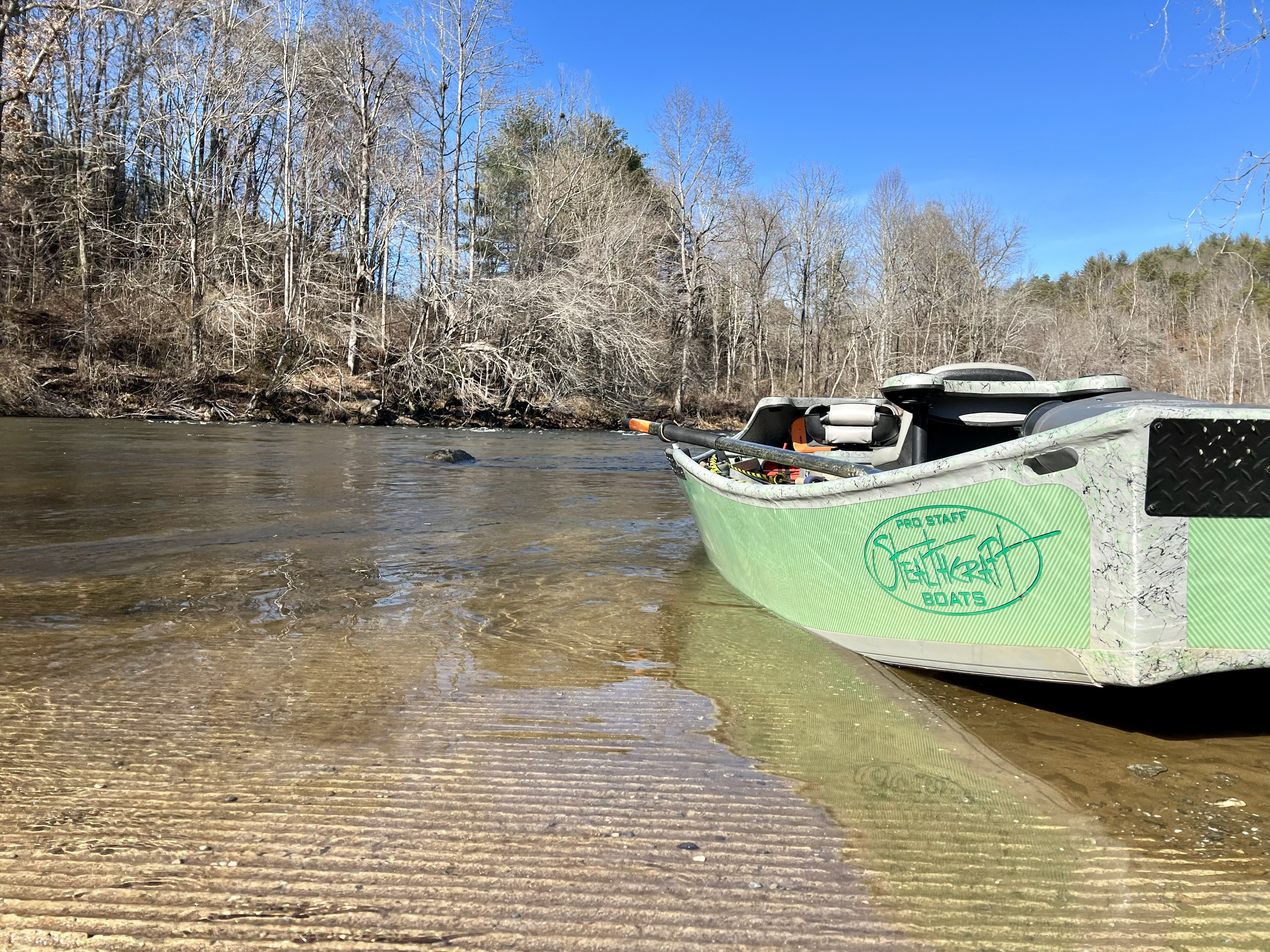 French Broad River Smallmouth Bass Sticker Decal North Carolina