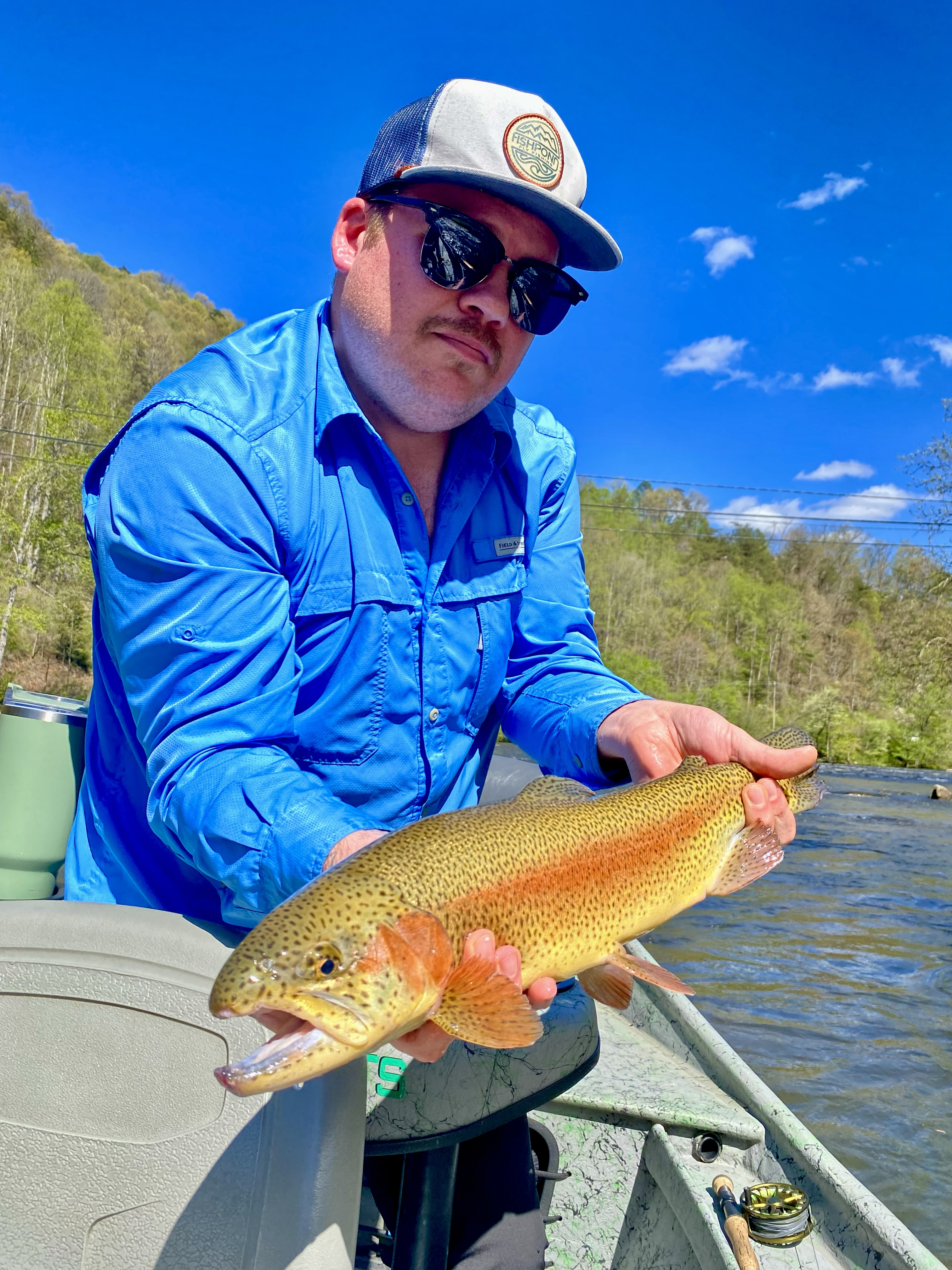 22inch Rainbow Trout! - Picture of Hunter Banks Fly Fishing, Asheville -  Tripadvisor