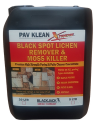 Pav Klean Xtreme - Floral Scented Patio Cleaner - Black Spot Lichen Remover 5 or 20 Litres, Driveway Patio Cleaner