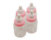 3 1/2" Pink Decorative Plastic Mini Baby Bottle - Pack of 12