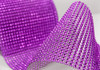 4.5" x 10 yards 24 Rows Purple Diamond Mesh Wrap