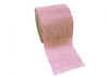 4.5" x 10 yards 24 Rows Pink Diamond Mesh Wrap