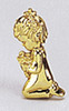 1.5" Gold Praying Girl Charm - Pack of 864 (6 Gross)