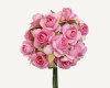 3/4" Pink Medium Rose Craft Paper Flowers - Pack of 144