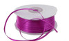 1/8"x100 yard Fuchsia Polyester Satin Gift Ribbon - Pack of 10 Rolls