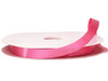 5/8"x100 yard Hot Pink Polyester Satin Gift Ribbon - Pack of 10 Rolls