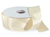 1.5"x50 yard Ivory Polyester Satin Gift Ribbon - Pack of 5 Rolls
