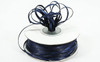 1/8"x100 yard Navy Blue Polyester Satin Gift Ribbon - Pack of 10 Rolls