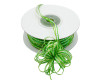 1/8"x50 yards Apple Green Organza Pull Bows Ribbon with Iridescent Edge - Pack of 7 Rolls