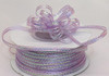 1/8"x50 yards Lavender Organza Pull Bows Ribbon with Iridescent Edge - Pack of 7 Rolls
