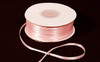 1/8"x100 yard Pink Polyester Satin Gift Ribbon - Pack of 10 Rolls