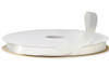 1/4"x100 yard White Polyester Satin Gift Ribobn - Pack of 20 Rolls