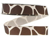 7/8"x 10 yards Giraffe Animal Print Grosgrain Gift Ribbon - Pack of 7 Rolls