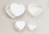 2 3/4" Clear Plastic Heart Shape Favor Box - Pack of 144 Count