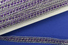 5/8" Wide 30 Yard Purple with Silver Trims - 5 Packs Metallic Trim