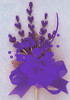 7" Purple Bridal Corsage Silk Spray Flowers - Pack of 12