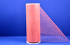 6"x10 yards (30FT) Coral Glitter Tulle Rolls - Pack of 6 Tulle Spool