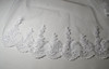 32" Long White One-Tier Bridal Wedding Embroidered Veils