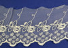 3" x 15 Yards White Organza Lace Trim