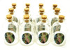 50ml Angel Round Glass Bottle with Cork Top - Set of 12 Bottles